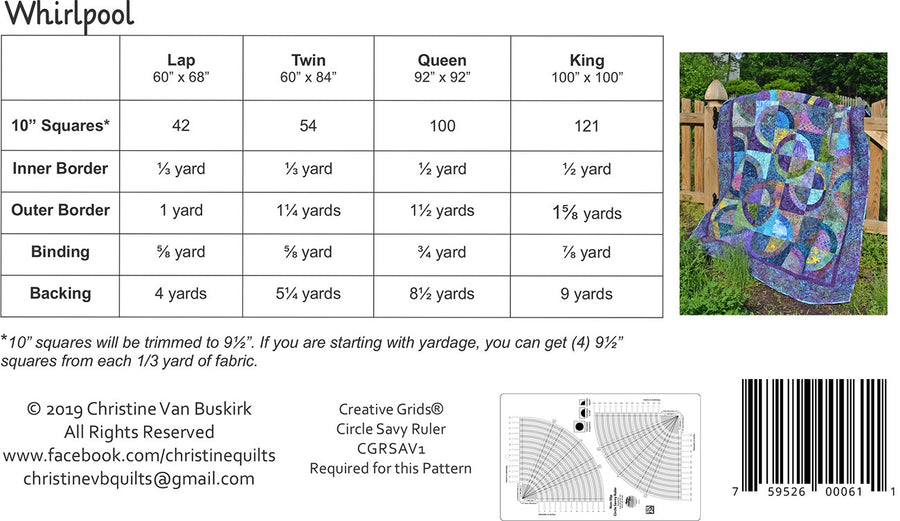 Whirlpool Quilting Patterns – Quilting Books Patterns and Notions