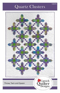 Quartz Clusters Downloadable Pattern by Canuck Quilter Designs