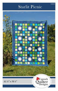 Starlit Picnic Quilt Pattern by Canuck Quilter Designs