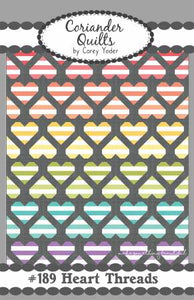 Heart Threads Quilt Pattern by Coriander Quilts