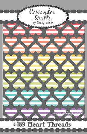Heart Threads Quilt Pattern by Coriander Quilts