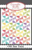 Sun Twist Quilt Pattern by Coriander Quilts