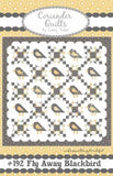 Fly Away Blackbird Quilt Pattern by Coriander Quilts