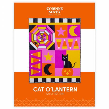 Cat O'Lantern Quilt Pattern by Corinne Sovey Design Studio
