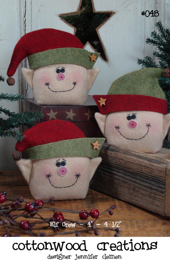 Elf Crew Pattern by Cottonwood Creations