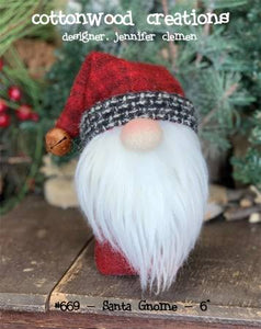 Santa Gnome Pattern by  Cottonwood Creations