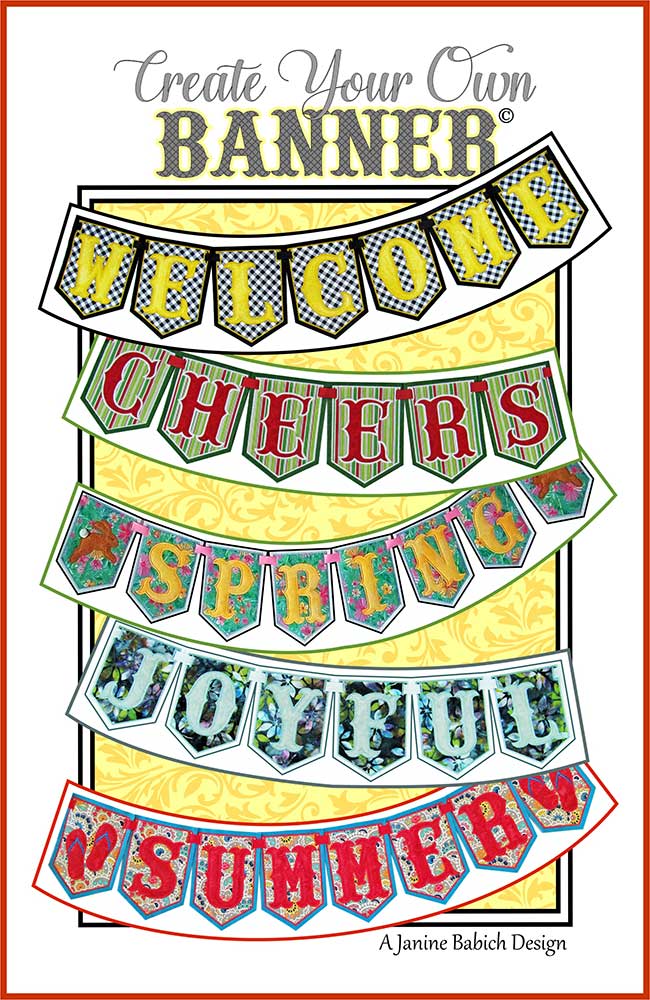Create Your Own Banner Downloadable Pattern – Quilting Books Patterns ...