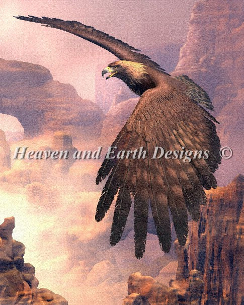 Canyon Flight Cross Stitch By Laurie Prindle