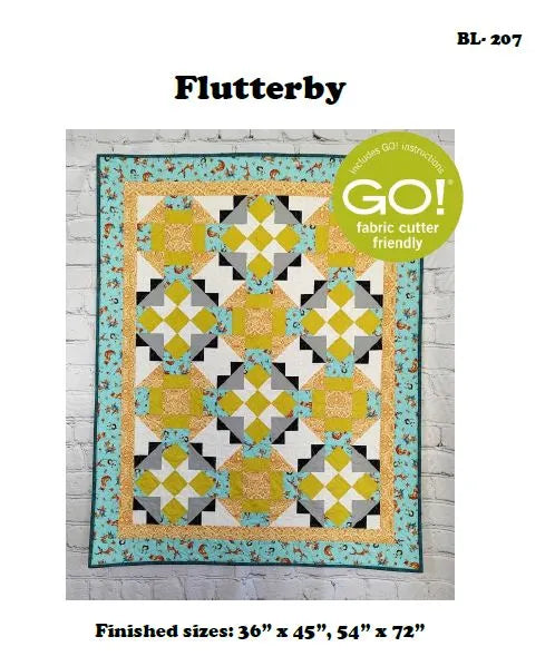 Flutterby Downloadable Pattern by Beaquilter