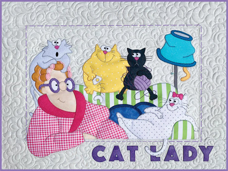Cat Lady Downloadable Pattern by Amy Bradley Designs