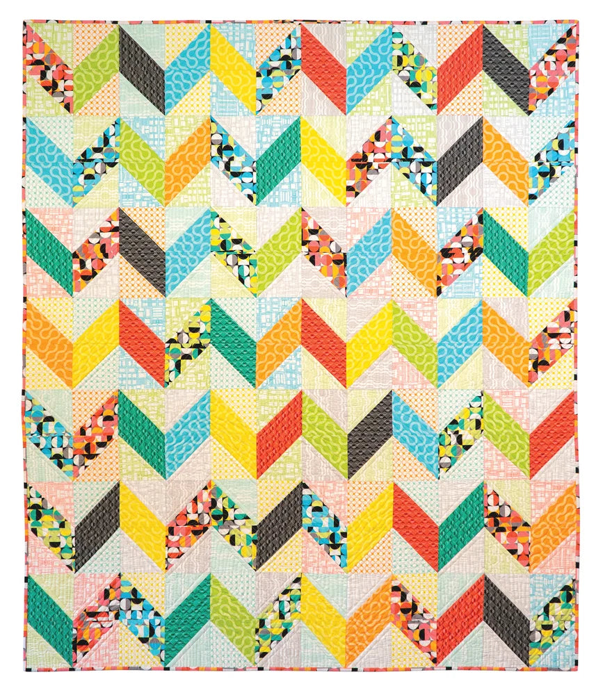 Charming Chevrons Quilt Pattern by Christa Quilts