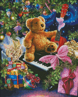 Christmas Bear Wishes Cross Stitch By Dona Gelsinger