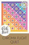 Chroma Flight Quilt Pattern by The Cloth Parcel