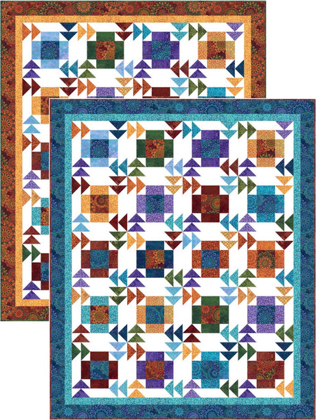 Circling Marrakech Downloadable Pattern by Pine Tree Country Quilts