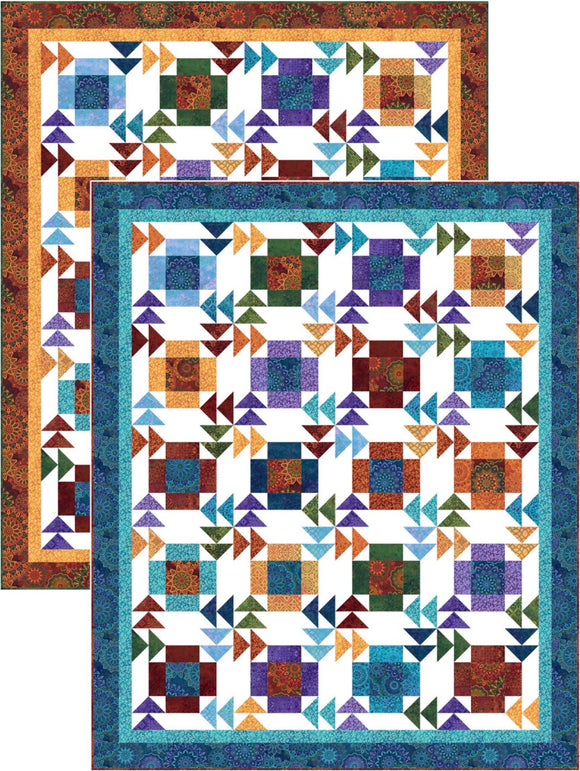 Circling Marrakech Downloadable Pattern by Pine Tree Country Quilts