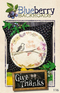 Give Thanks Pattern by Blueberry Backroads
