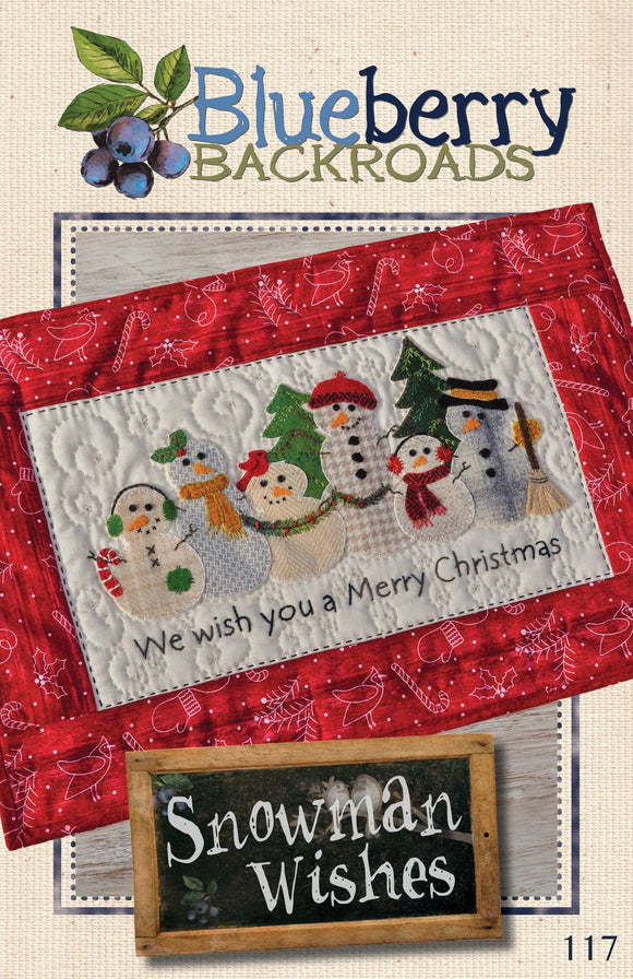 Snowman Wishes Downloadable Pattern by Blueberry Backroads