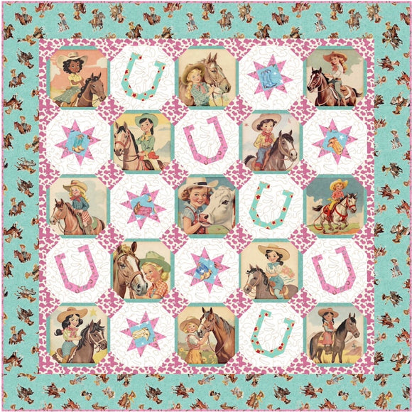 Cowgirl Pop Ups Downloadable Pattern by Pine Tree Country Quilts