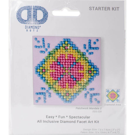 Diamond Dotz Patchwork Mandala 2 Starter Kit for diamond painting