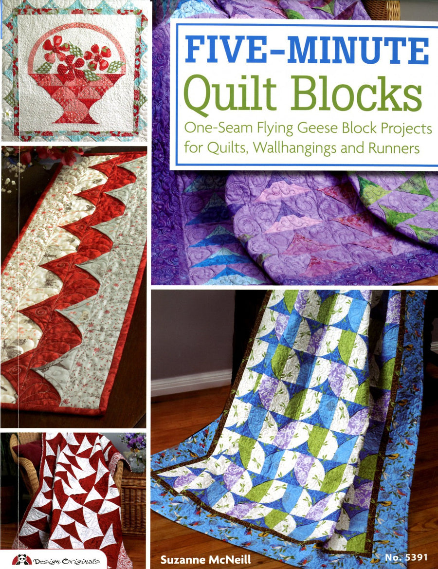 Five-Minute Quilt Blocks Pattern – Quilting Books Patterns and Notions