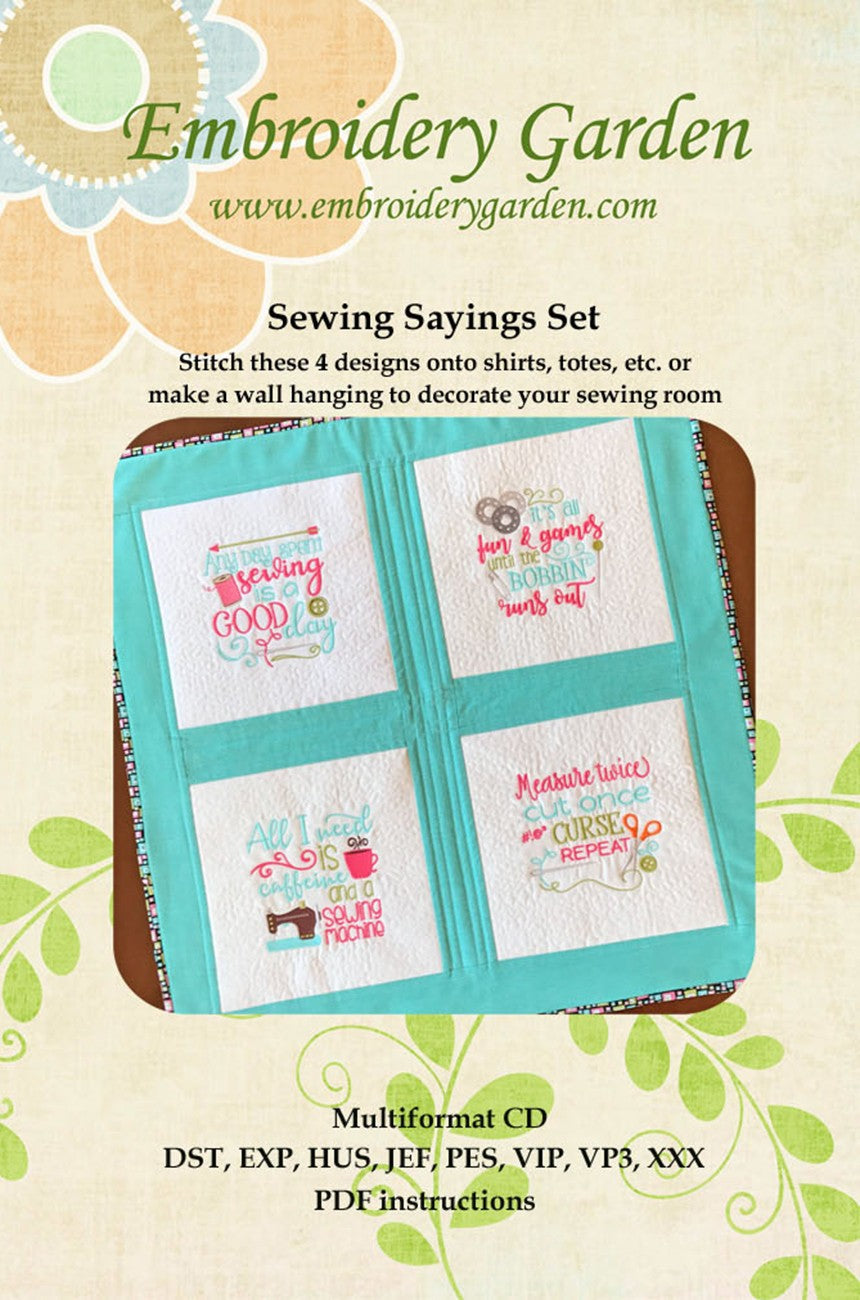 Sewing Sayings Set