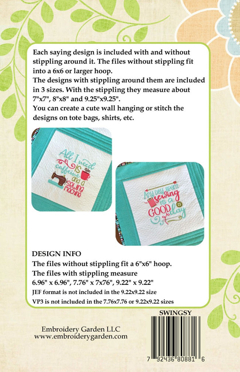 Sewing Sayings Set