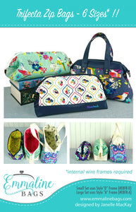 Trifecta Zip Bags - Six Sizes