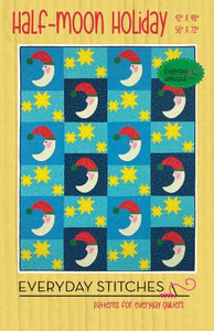 Half-Moon Holiday Quilt Pattern by Everyday Stitches