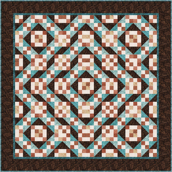 Earth & Turquoise Downloadable Pattern by Needle In A Hayes Stack