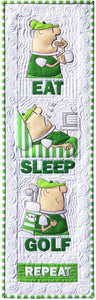 Eat, Sleep, Golf Downloadable Pattern by Amy Bradley Designs