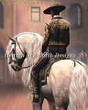 El Caballero Cross Stitch By Laurie Prindle
