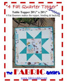 4 Fat Quarter Topper Pattern by Fabric Addict