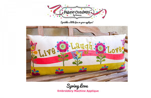 Spring Love Bench Pillow