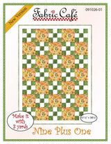 Nine Plus One Quilt Pattern by Fabric Cafe