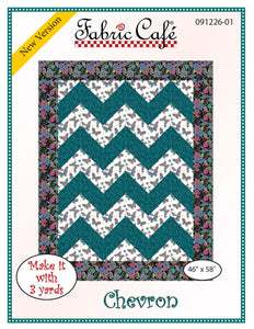 Chevron Quilt Pattern by Fabric Cafe