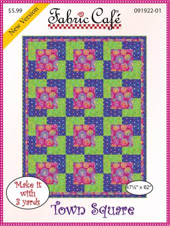 Town Square Quilt Pattern by Fabric Cafe