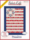 Freedom Patriotic Quilt Pattern by Fabric Cafe