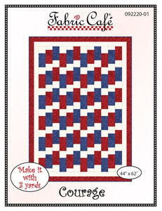 Courage Quilt Pattern by Fabric Cafe