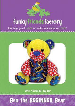 Ben the Beginner Bear Pattern by Funky Friends Factory