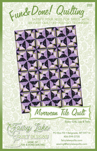 Morrocan Tile Fun & Done! Quilting Pattern