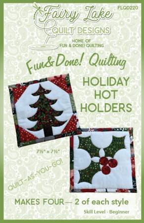 Holiday Hot Holders Pattern by Fairy Lake Quilt Designs