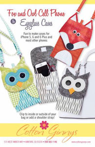Fox and Owl Cell Phone & Eyeglass Cases