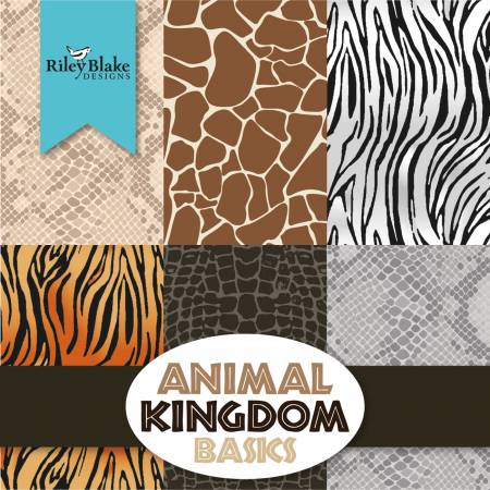 Animal Kingdom Fat Quarter Bundles, 15pcs/bundle
