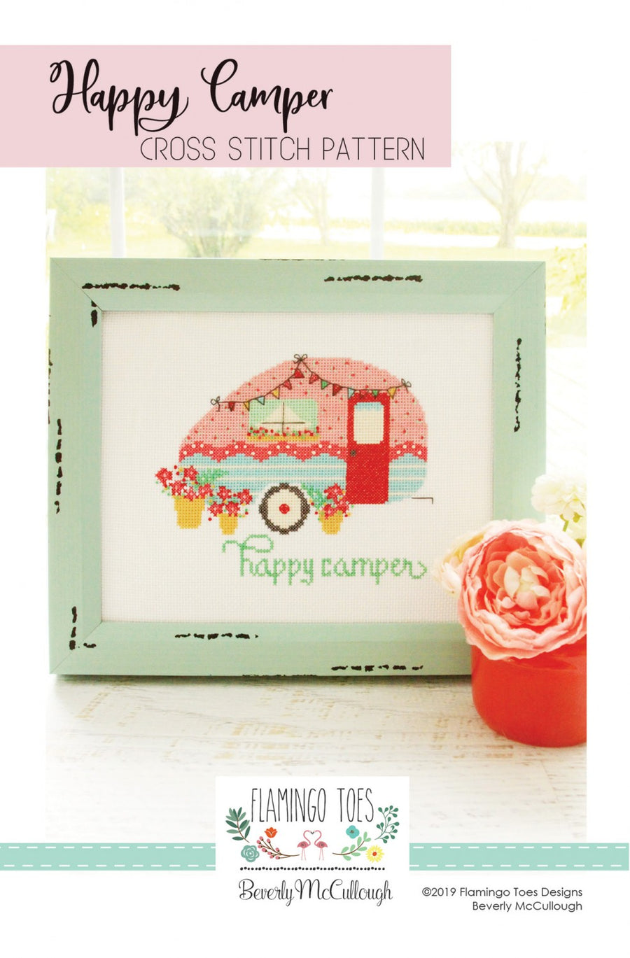 Happy Camper Cross Stitch Pattern Quilting Patterns – Quilting Books ...