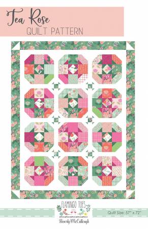 Tea Rose Quilt Pattern by Flamingo Toes