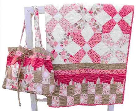 Kaylee Diaper Bag Pattern and Quilt Pattern by For The Love of Fabric