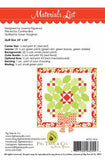 Back of the Holly Berries Quilt Pattern by Fig Tree Quilts