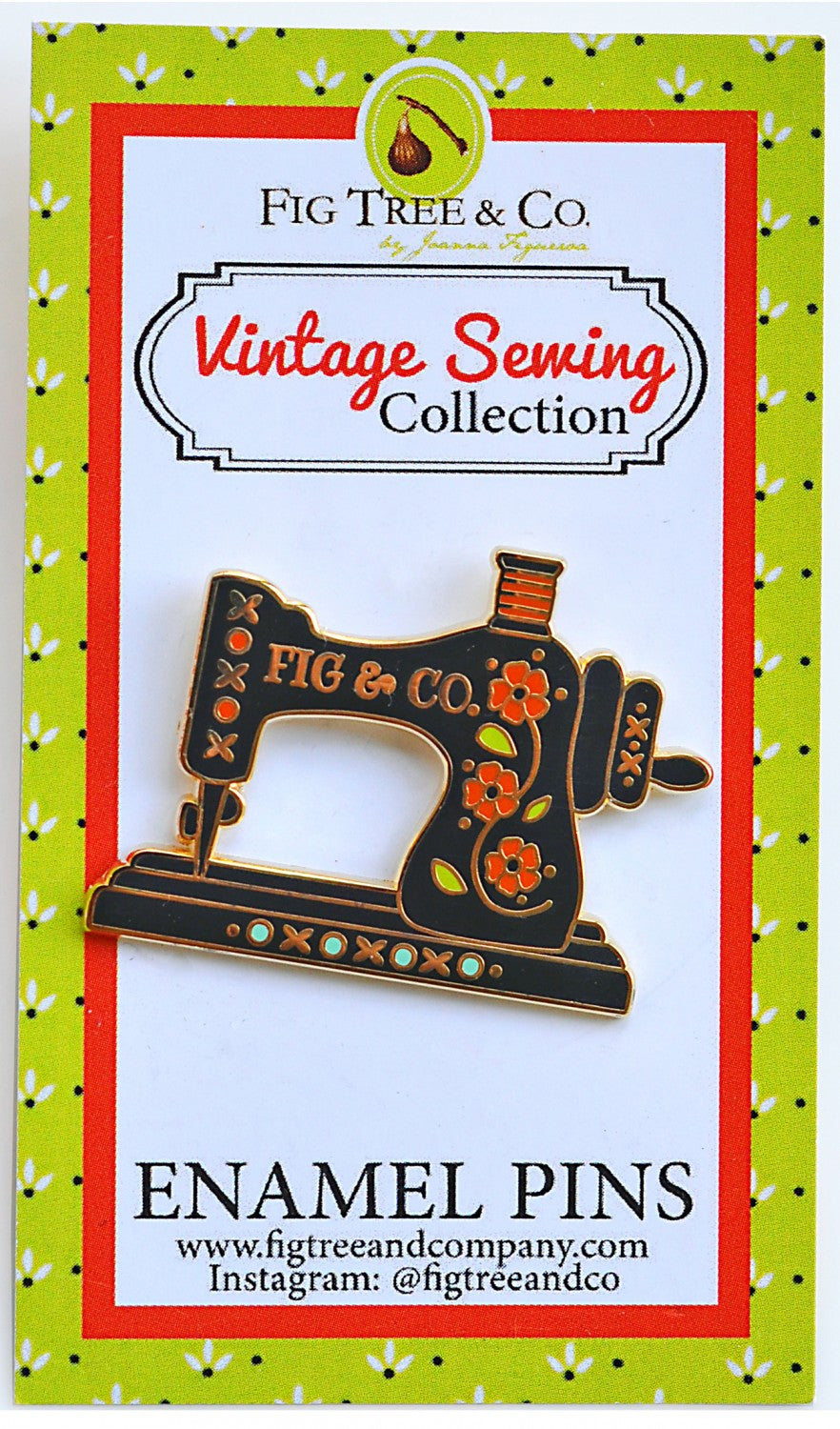 Sewing Machine Enamel Pin Quilters Pattern – Quilting Books Patterns and  Notions