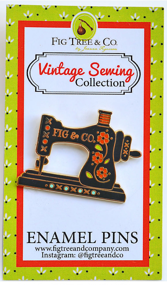 Sewing Machine Enamel Pin