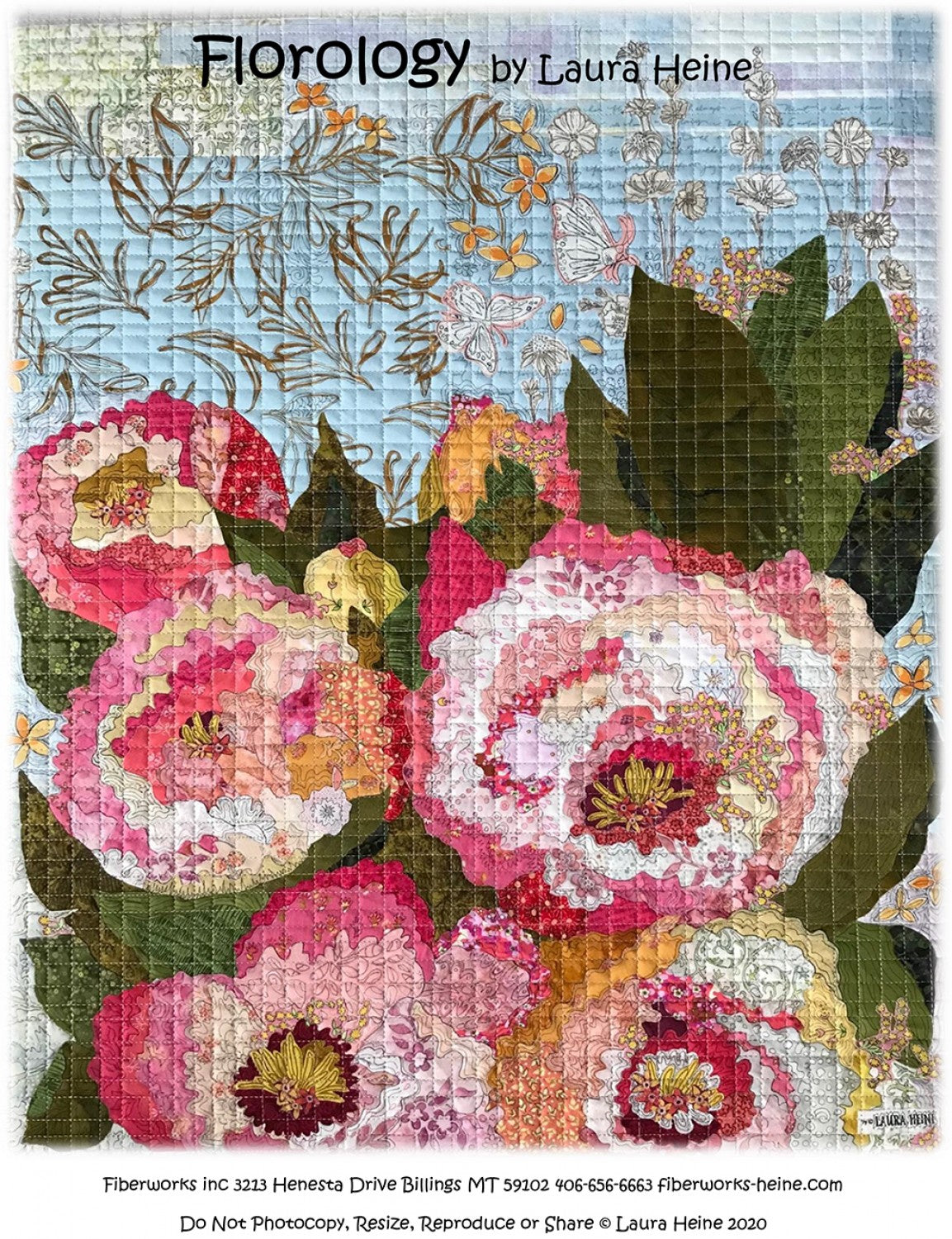 Florology Collage Pattern by Laura Heine